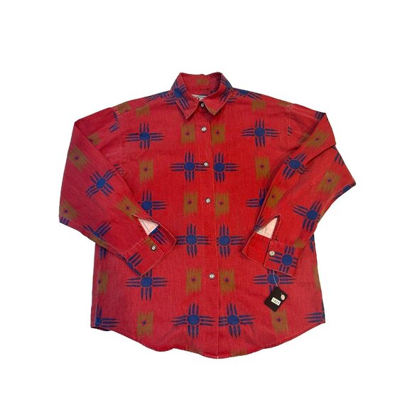 VTG  Rancho Deluxe Native American Navajo Shirt Size S  MADE IN USA  #1421 - Picture 11 of 13
